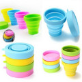 Candy Color Eco Friendly Food-Grade Silicone Folding Cup